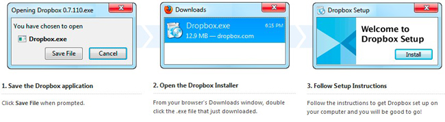 dropbox steps