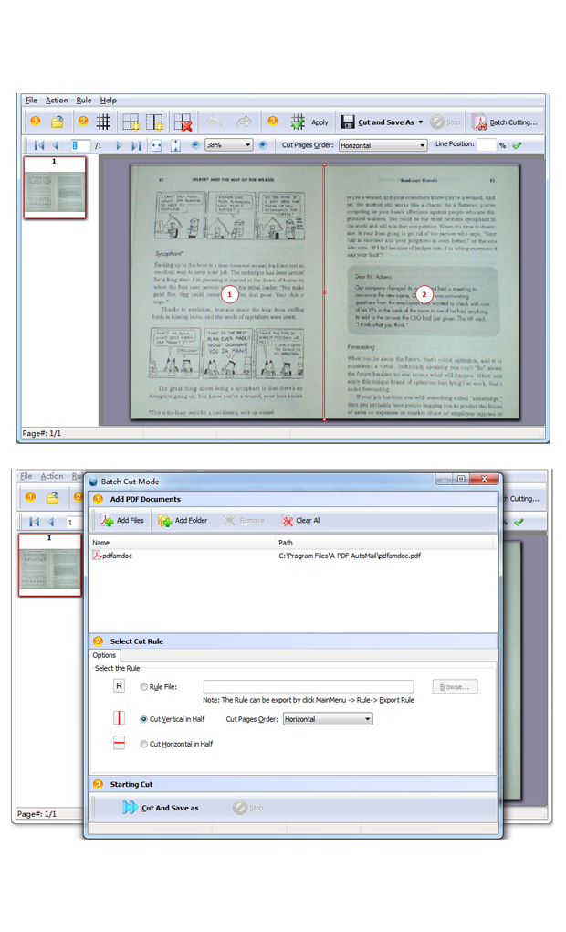screenshots for simple-pdf-page-cut